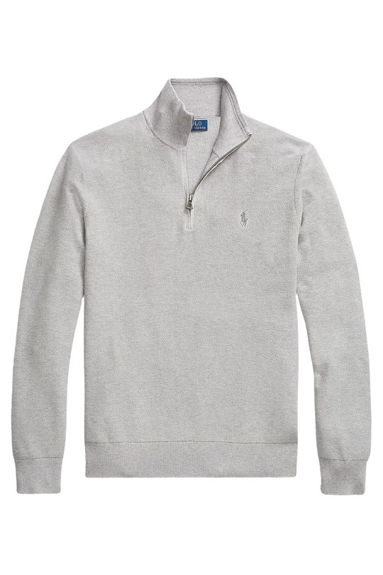 Yarım Fermuarlı Regular Fit Örgü Triko