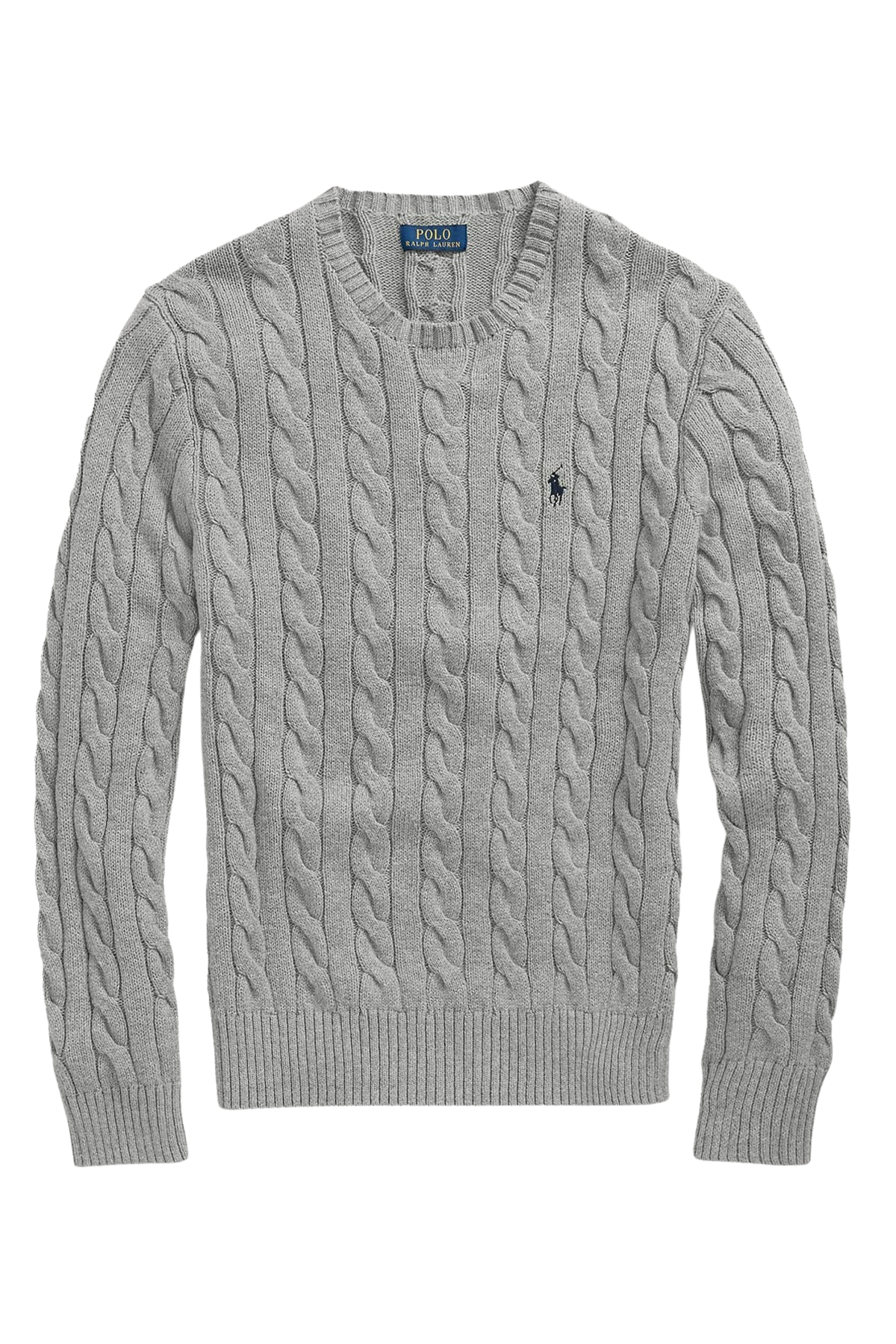 Yuvarlak Yaka Saç Örgü Triko Kazak