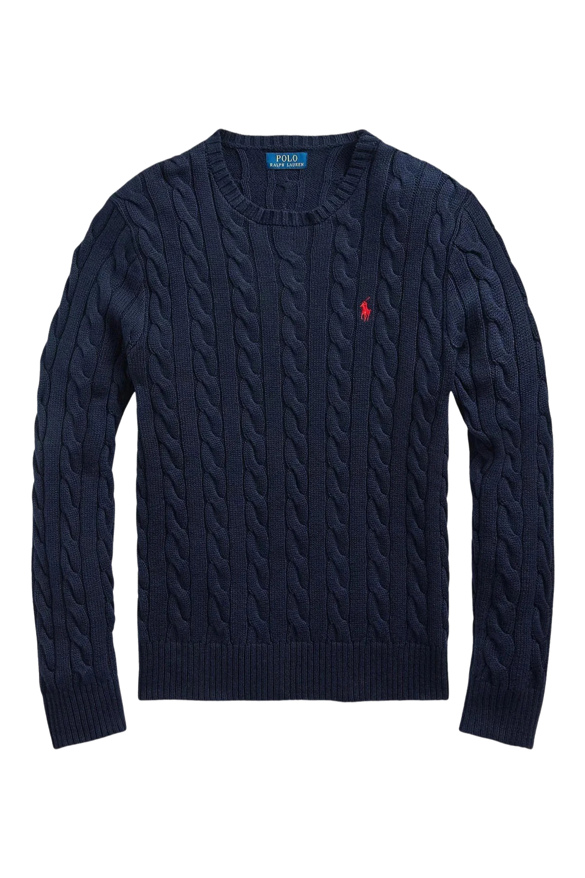 Yuvarlak Yaka Saç Örgü Triko Kazak