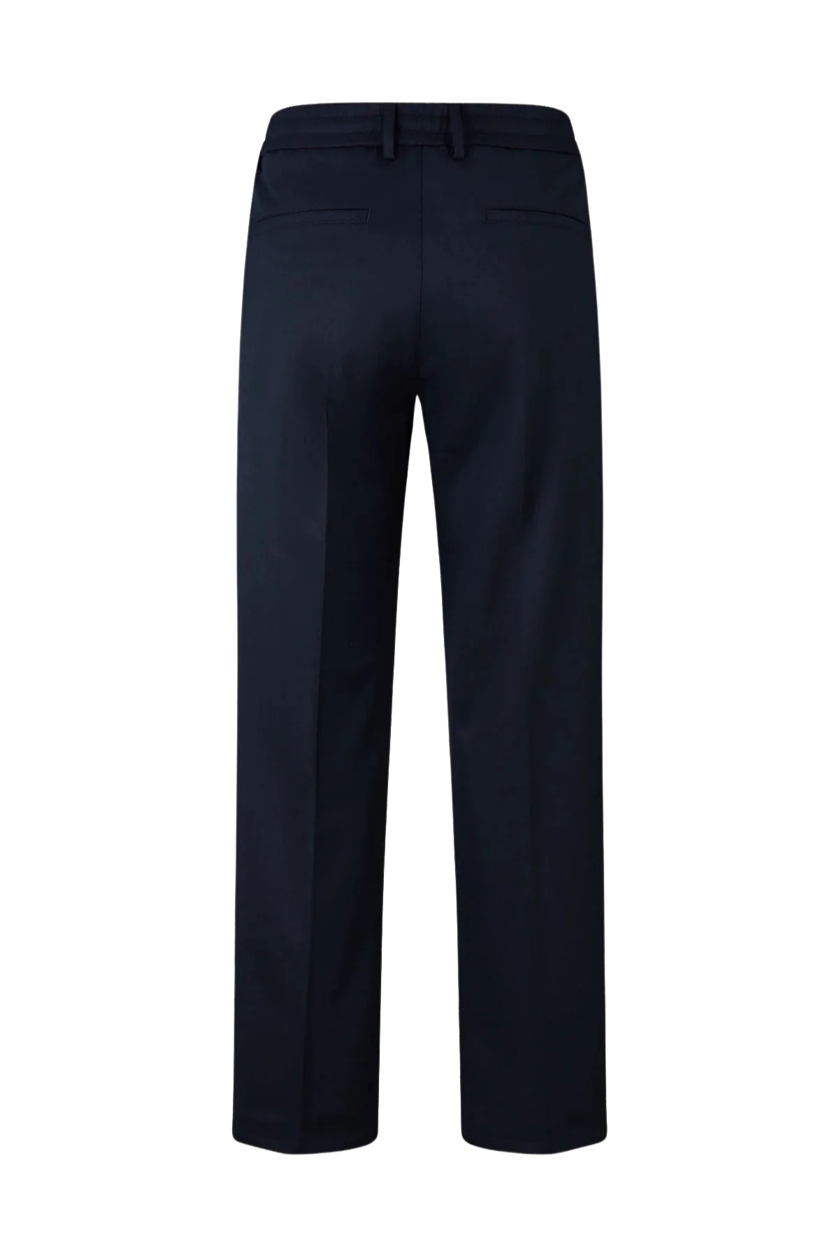 Rahat Kesim Lastikli Yün Pantolon - Lacivert