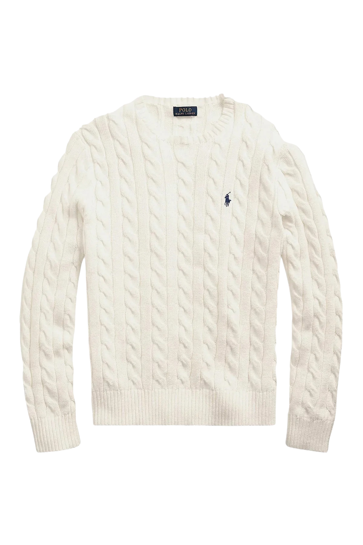 Yuvarlak Yaka Saç Örgü Triko Kazak