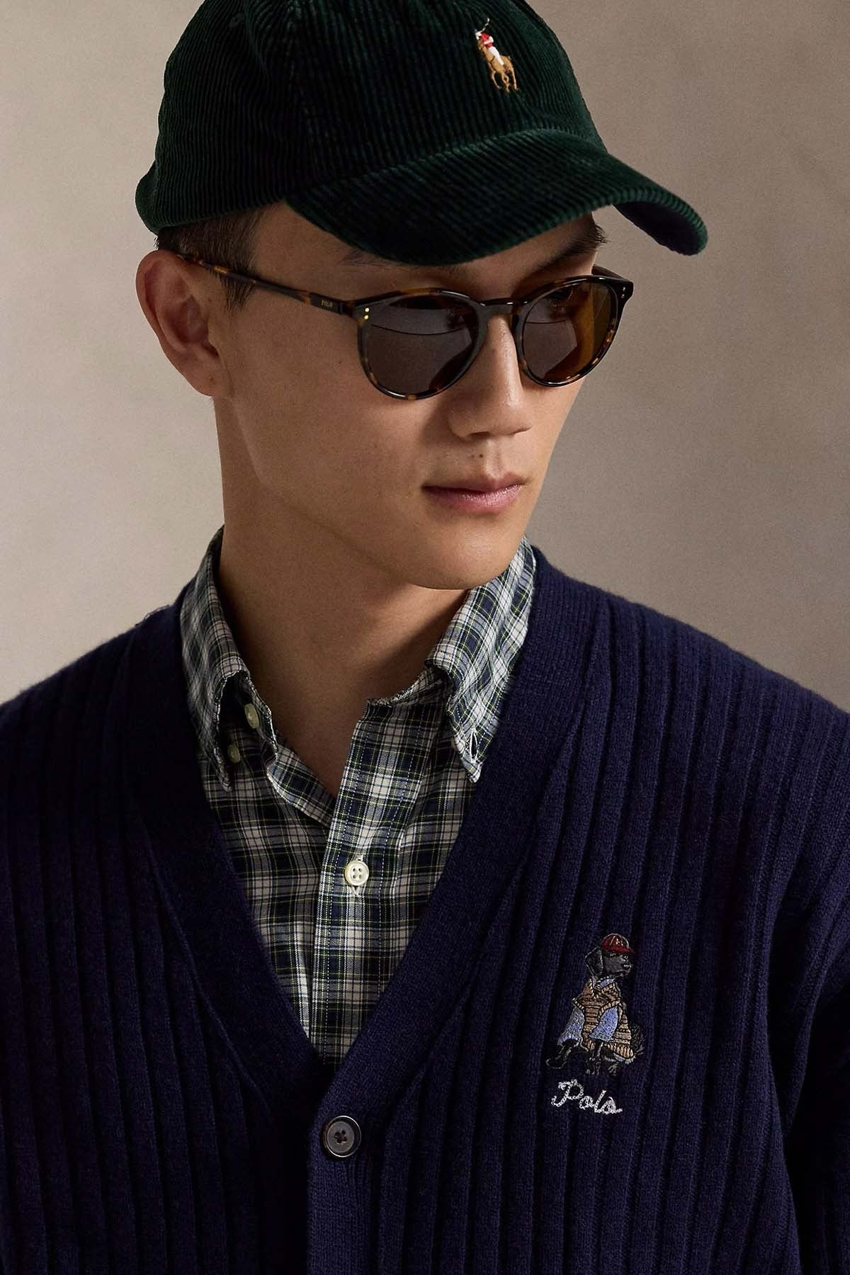 Relaxed Fit Bear Örgü Yün Triko Ceket