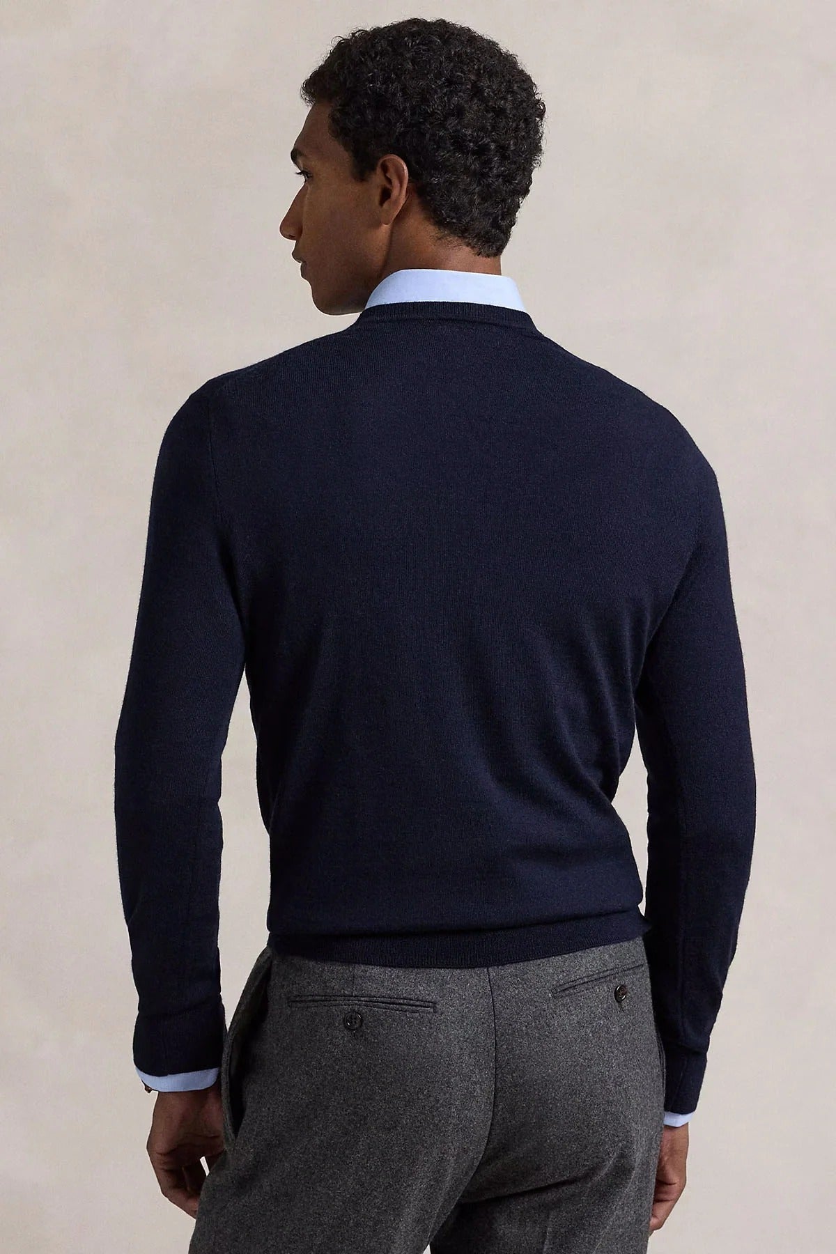 Slim Fit İnce Örgü Yün Triko