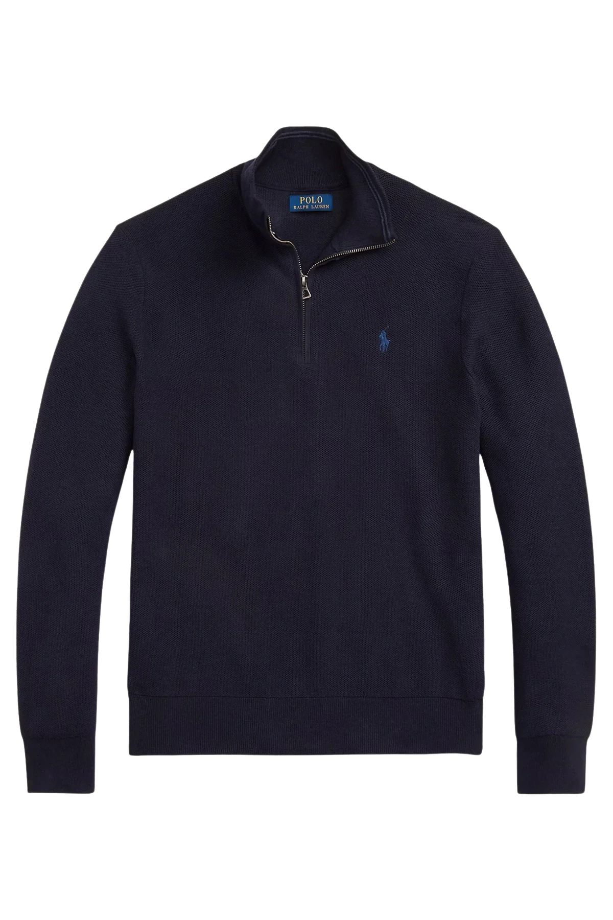 Regular Fit Perkins Yaka Örgü Triko Kazak