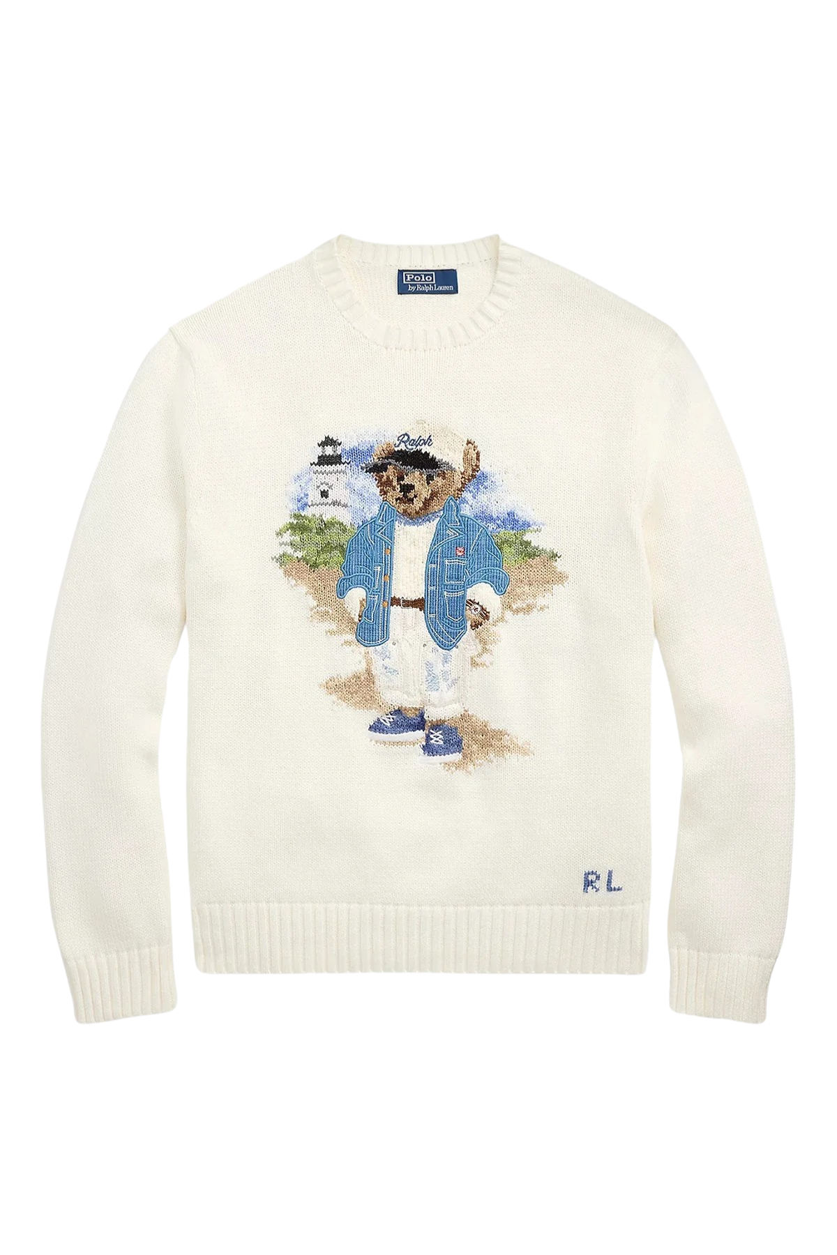 Relaxed Fit Bear Örgü Triko Kazak