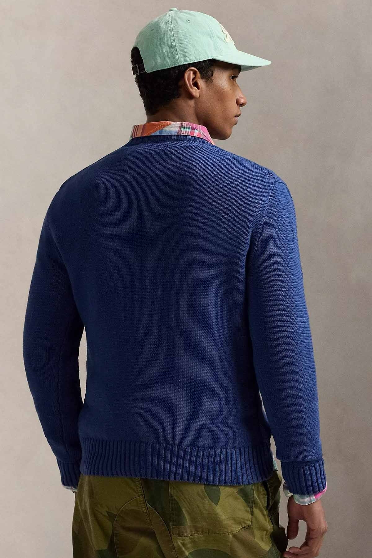 Relaxed Fit Bear Örgü Triko Kazak