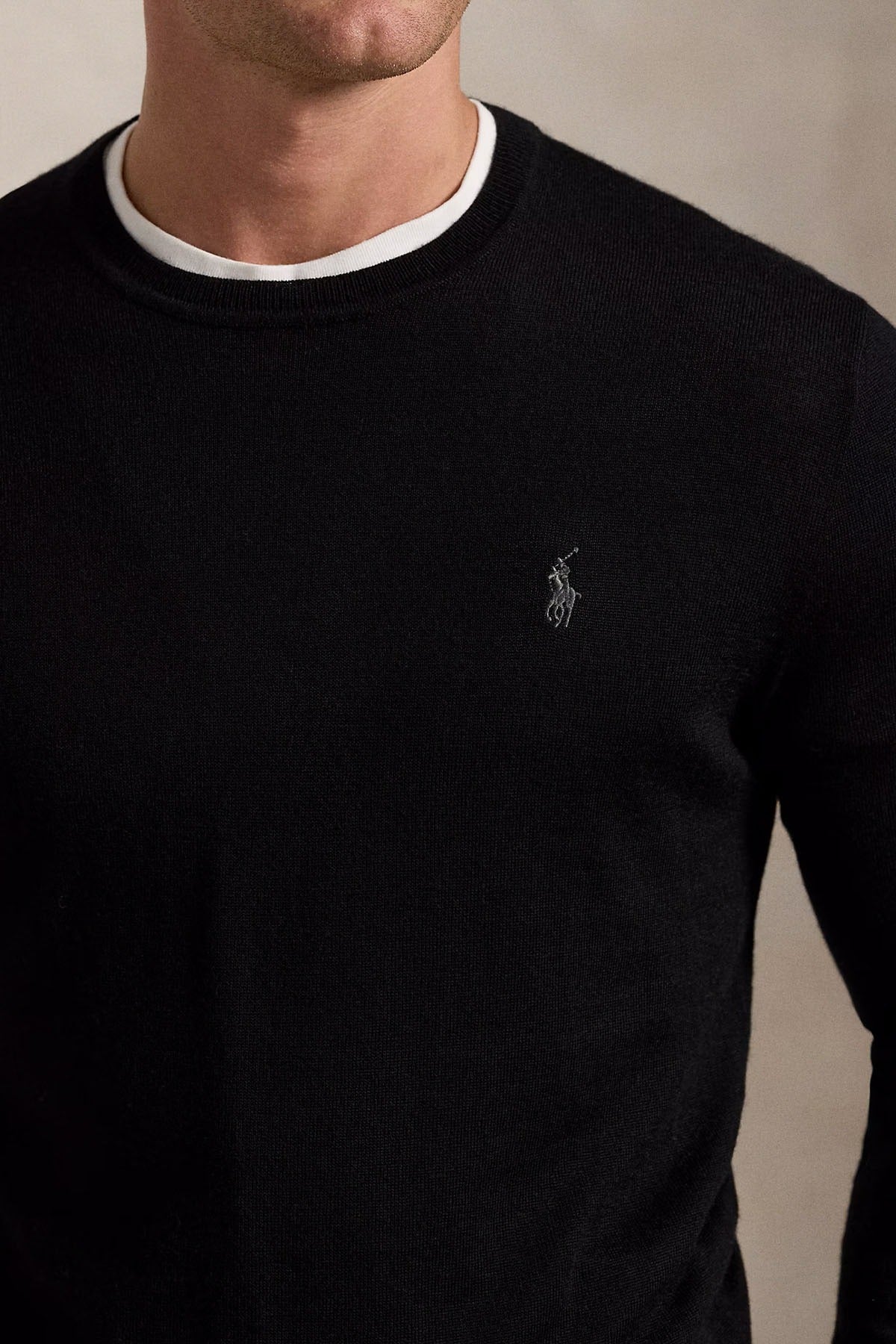 Slim Fit İnce Örgü Yün Triko Kazak